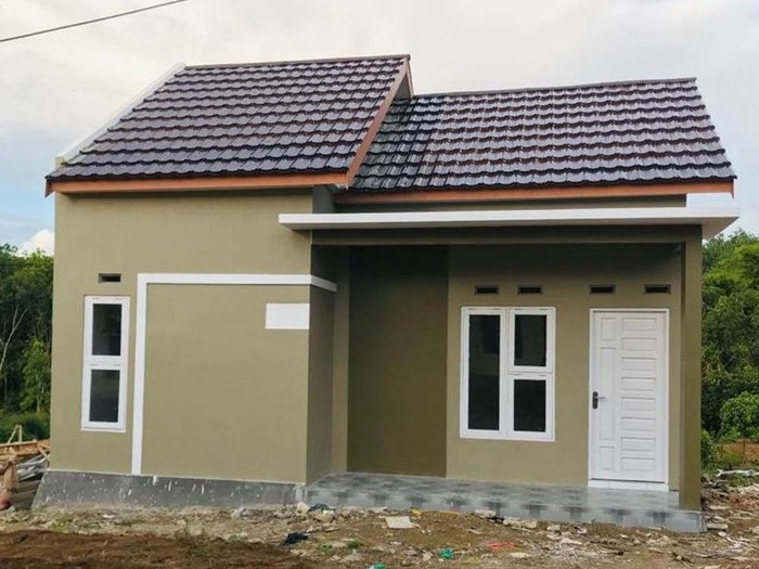 Penampakan rumah di Puri Gardena Balangan.