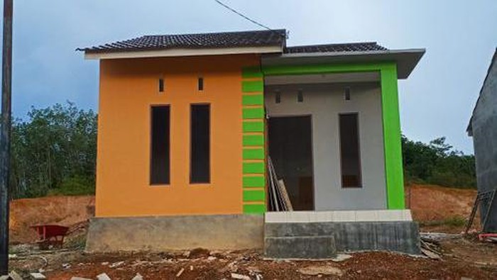 Penampakan rumah di Perumahan Cahaya Muhibbin Tahap III.