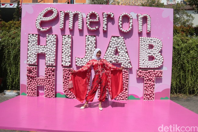 Audisi Emeron Hijab Hunt 2024 di Solo punya banyak bakat yang beragam dan unik. Foto: Aji Gosong/Wolipop