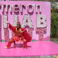 Menari jadi bakat yang cukup banyak ditampilkan muslimah di Emeron Hijab Hunt 2024 audisi Solo. Foto: Aji Gosong/Wolipop