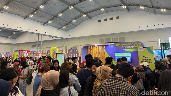 PT Bank Negara Indonesia (Persero) Tbk menggelar BNI Expo 2024 dalam rangka HUT BNI ke-78. Pameran yang digelar di ICE BSD Tangerang, Hall 1-3A pada 2-4 Agustus 2025 ini tampak ramai didatangi pengunjung.