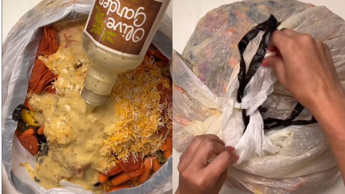 Bikin Salad di Kantong Sampah, Chef Ini Banjir Komentar