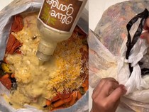 Bikin Salad di Kantong Sampah, Chef Ini Banjir Komentar