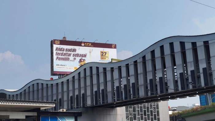 Billboard baru yang dipasang KPU DKI (Fawdi/detikcom)