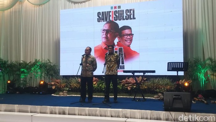 Danny Pomanto dan Azhar Arsyad deklarasi maju Pilgub Sulsel 2024.