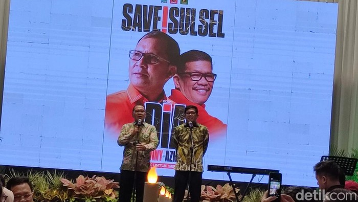 Danny Pomanto dan Azhar Arsyad konsolidasi di Pilgub Sulsel 2024.