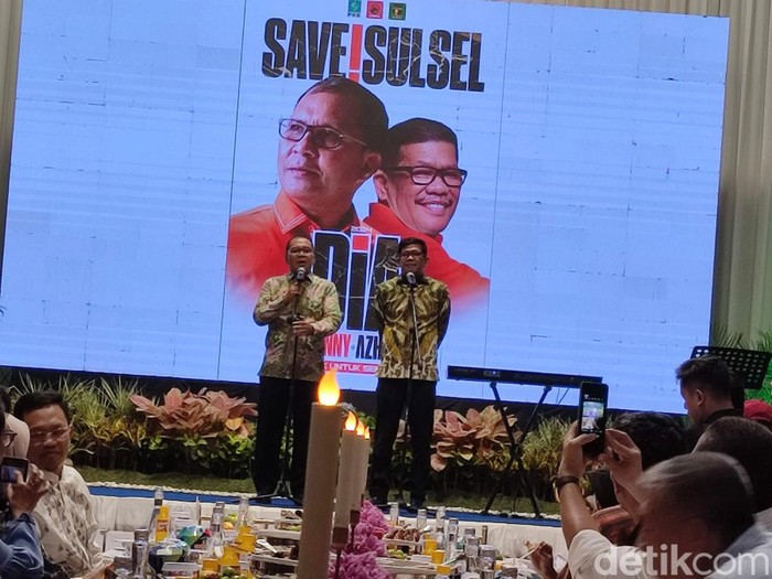 Danny Pomanto dan Azhar Arsyad konsolidasi di Pilgub Sulsel 2024.
