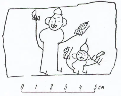 Gambar Onfim dan ayahnya yang seorang pejuang perang.