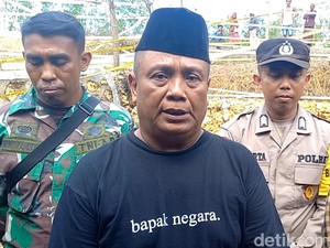 Polisi-TNI Tetap Siaga di Lokasi Bekas Semburan Air Sampang