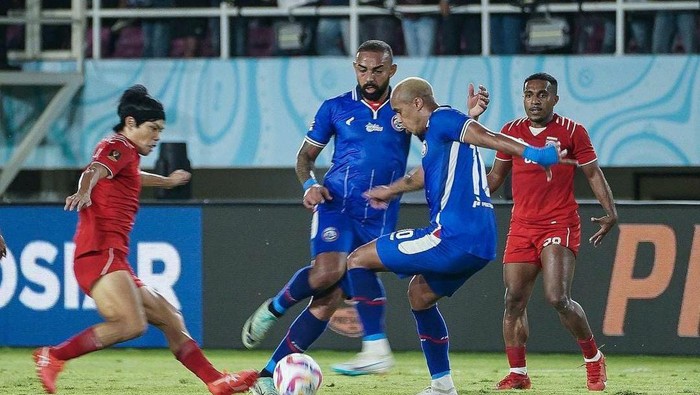 Laga final Piala Presiden 2024 Arema FC vs Borneo FC
