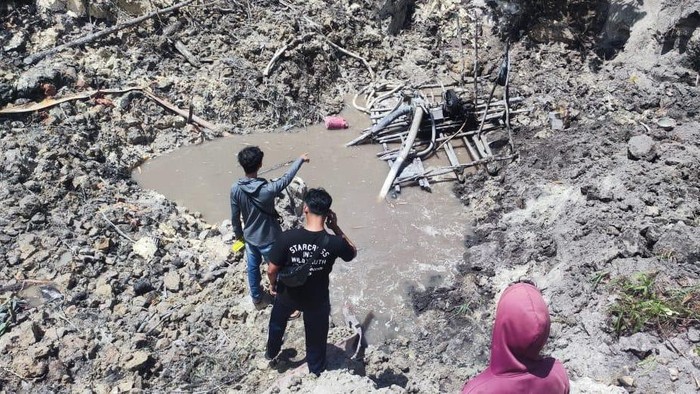 Lokasi tambang timah ilegal di Kabupaten Bangka Barat (Babar).