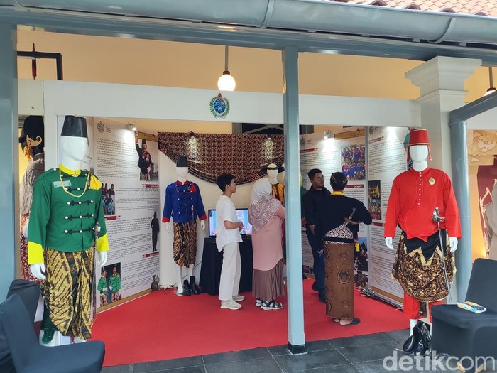 Suasana pameran Catur Sagatra 2024 di Museum Benteng Vredeburg, Kota Jogja, Sabtu (3/8/2024).