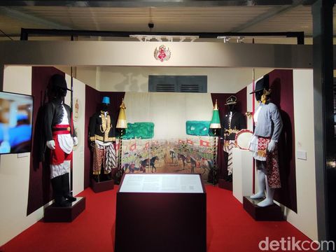 Suasana pameran Catur Sagatra 2024 di Museum Benteng Vredeburg, Kota Jogja, Sabtu (3/8/2024).
