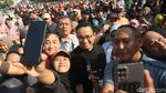 Potret Anies Ketemu Jusuf Hamka di CFD, Ngapain?