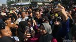 Potret Anies Ketemu Jusuf Hamka di CFD, Ngapain?