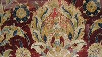 Detail motif sajadah yang diproduksi akhir abad ke-16. Foto: The Met