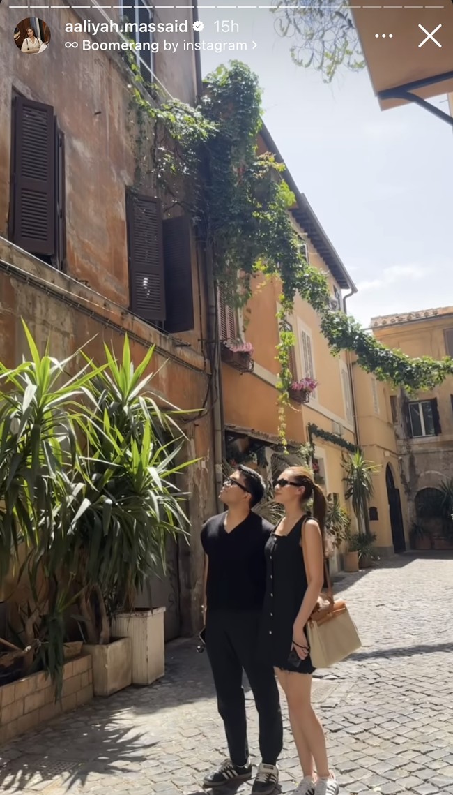 Penampilan pasutri baru itu juga selalu terlihat kompak, seperti dalam foto yang satu ini, saat keduanya memilih mengenakan pakaian serba hitam. Foto: Instagram