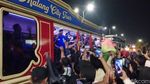 Aremania Sambut  Arema FC Usai Juara Piala Presiden 2024
