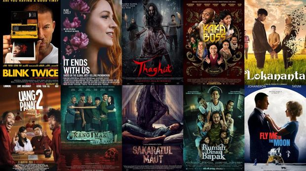 Daftar film yang tayang di bulan Agustus 2024.