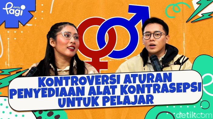 Detik Pagi edisi Selasa, 6 Agustus 2024 membahas Kontroversi Aturan Penyediaan Alat Kontrasepsi untuk Pelajar.