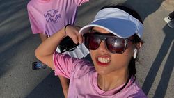 Potret Fuji Lari 5 Km yang Bikin Semangat