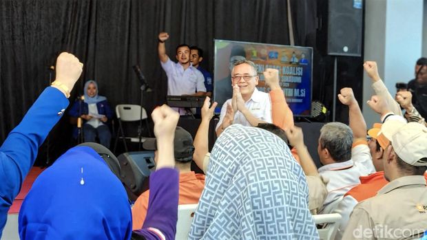 Iyos Somantri mendapatkan dukungan dari Partai Gerinda di Pilbup Sukabumi 2024.