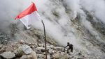 Wisata Asap Belerang di Kawah Candradimuka Gunung Lawu