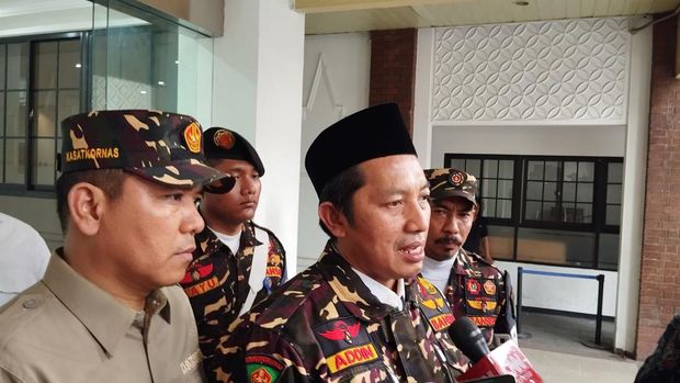 Ketua umum Gerakan Pemuda (GP) Ansor Addin Jauharudin