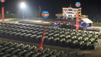 Upacara pemindahan 250 peluncur rudal balistik taktis tipe baru ke unit militer perbatasan berlangsung di ibu kota Pyongyang pada Ahad, menurut laporan Kantor Berita Pusat Korea (KCNA), dengan Kim yang memimpin acara tersebut.  