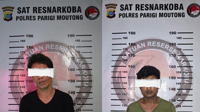 Mantan polisi di Parimo jadi pengedar sabu ditangkap bersama kurirnya.