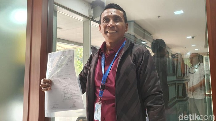 Musyanto, pelapor Cak Imin ke MKD DPR. (Dwi Rahmawati/detikcom).