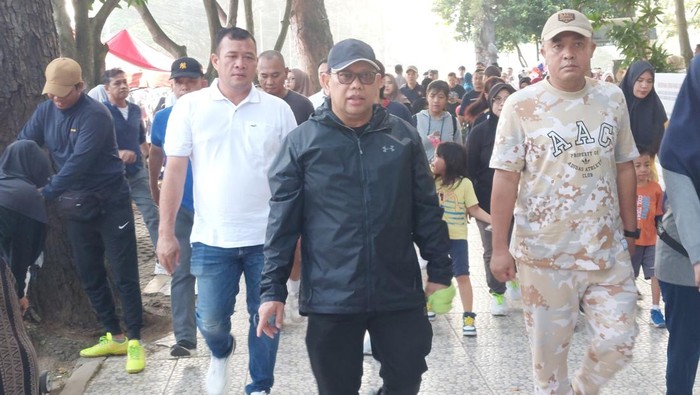 Penjabat Wali Kota Palembang, Ucok Abdulrauf Damenta meninjau Kambang Iwak