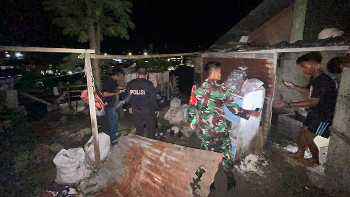 Rumah warga di Gorontalo terbakar akibat ledakan tabung gas.