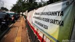 Selesai Dipasang, Begini Penampakan Girder JPO Dewi Sartika