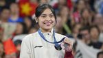 Senyum Gregoria Saat Raih Medali Perunggu Olimpiade Paris 2024