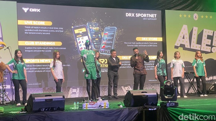 Sesi pengenalan jersey baru PSS Sleman, Senin (5/8/2024).