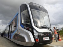 Melihat Uji Kelayakan Kereta Otonom di IKN