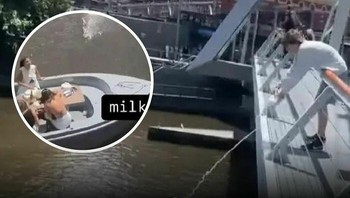 Remaja Australia diskors dari kampusnya dan didenda USD 20.000 karena menyiram susu pada wanita demi membuat konten prank di TikTok. Foto: Instagram/influencerinthewid