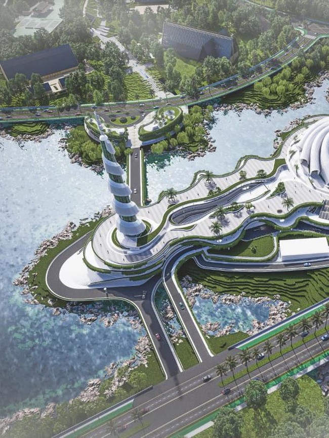 Megah! Potret Terbaru Masjid Negara IKN yang Sudah Mau Rampung