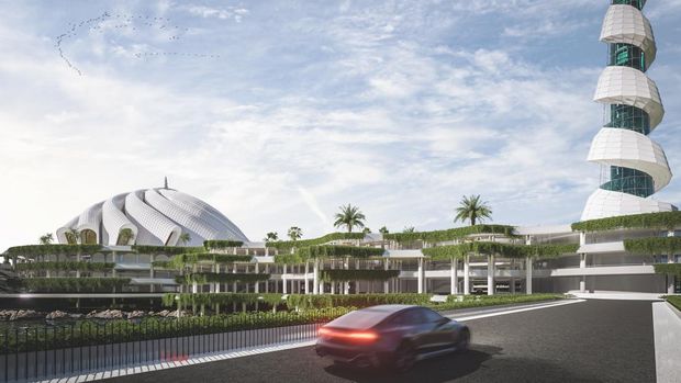 Desain Masjid Negara di IKN