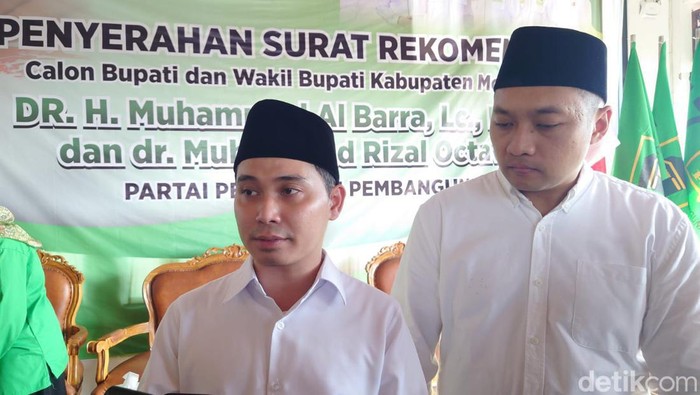 Gus Barra-dr Haris maju di Pilbup Mojokerto 2024