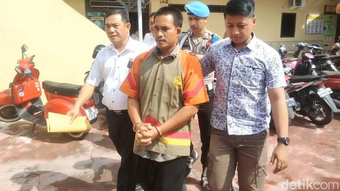 Jaimas Simaremare, pelaku penganiayaan terhadap guru renang wanita yang videonya viral.