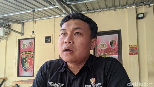 Kanit Tipidter Satreskrim Polresta Mataram Ipda Andi Rossi saat ditemui di Polresta Mataram, Selasa (6/8/2024). (Ahmad Viqi/detikBali)