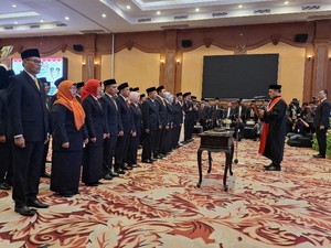Sebanyak 40 Anggota DPRD Kota Mataram Dilantik, 27 Dewan Wajah Lama