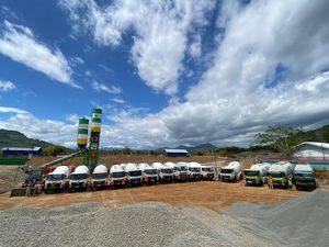 PT Gprecast Indonesia Suplay Ready Mix Beton untuk Proyek Bendungan Jenelata