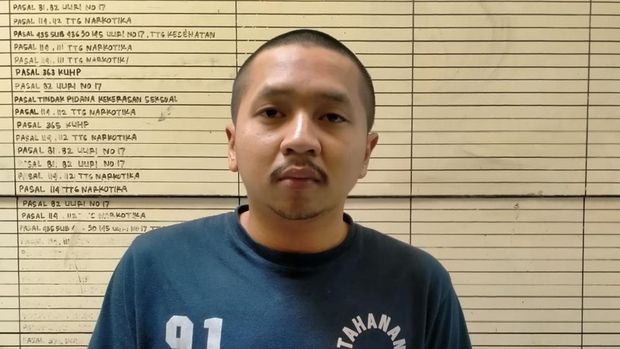 Tampang Asep Saepudin alias Abang (23), pembunuh penyanyi Irma Nurmayanti.