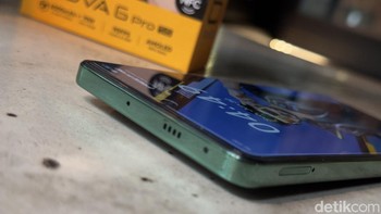 Agar memaksimalkan dalam menikmati hiburan diberikan speaker stereo dengan dukungan Hi-Res Audio dan Dolby Atmos. Foto: Adi Fida Rahman/detikINET