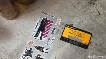 Ada stiker Free Fire dan code redeem. Foto: Adi Fida Rahman/detikINET