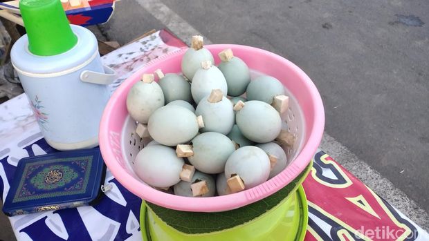 Telok ukan, kuliner khas di Palembang yang hanya muncul jelang HUT RI.