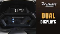 Yang tak kalah menarik adalah, hadirnya layar TFT Infotainment Display yang dapat dihubungkan ke smartphone. Dapat dihubungkan dengan aplikasi Garmin  Street Cross untuk menampilkan sistem navigasi yang informatif dan detail. Foto: Dok. Yamaha